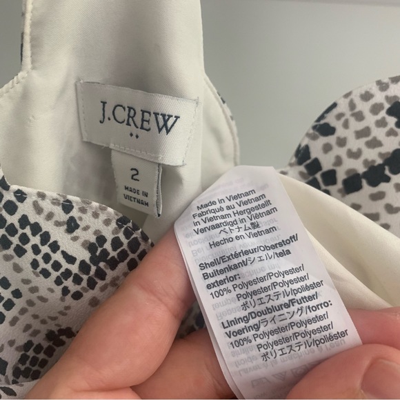 • [J. Crew] Scalloped Snake Tank • - Picture 6 of 12